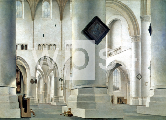 SAENREDAM Pieter｜ハーレム大聖堂の内部