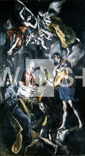 EL GRECO (Doménikos Theotokópoulos)｜牧者たちの礼拝