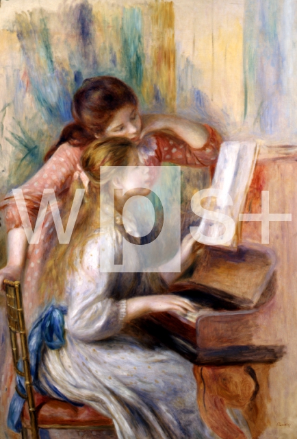 RENOIR Pierre-Auguste｜ピアノを弾く少女たち