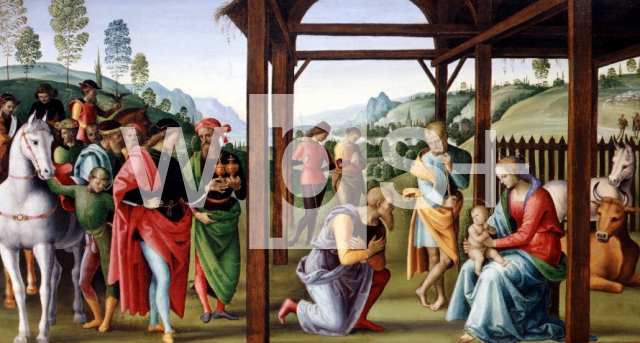 PERUGINO Pietro｜東方三博士の礼拝