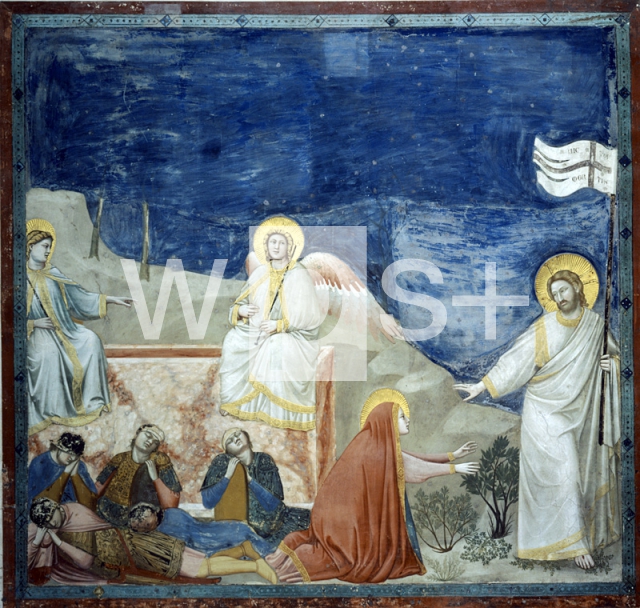 GIOTTO DI BONDONE｜キリスト伝「キリストの復活（我に触れるな）」