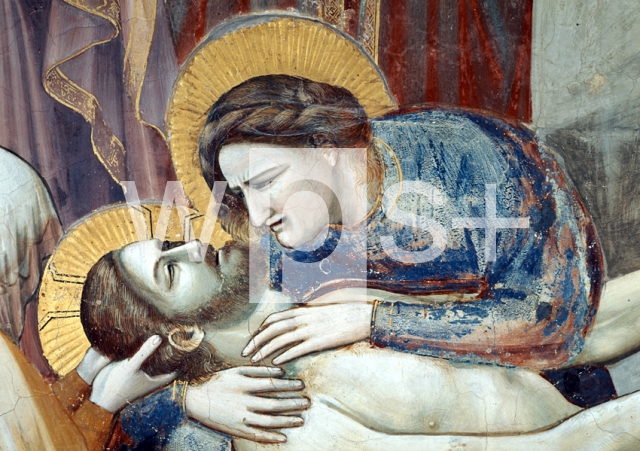 GIOTTO DI BONDONE｜キリスト伝「死せるキリストへの哀悼（部分）」