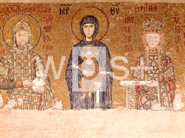 ｜聖母子と皇帝ヨハネス2世コムネノスと皇妃イレーネ