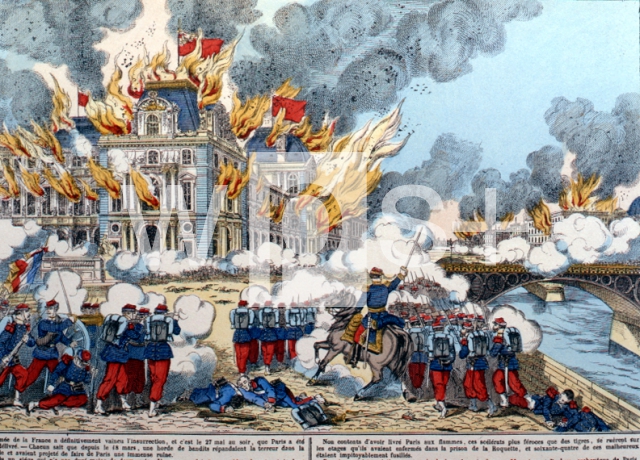 ｜燃えるテュイルリー宮殿、1871年5月26日