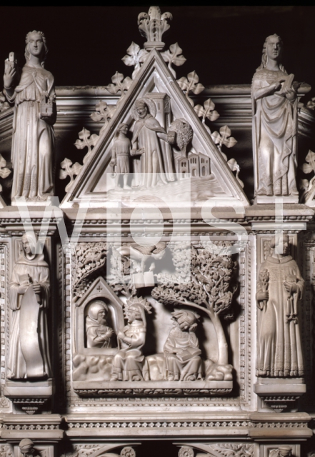 ｜聖アウグスティヌスの棺祭壇（部分）