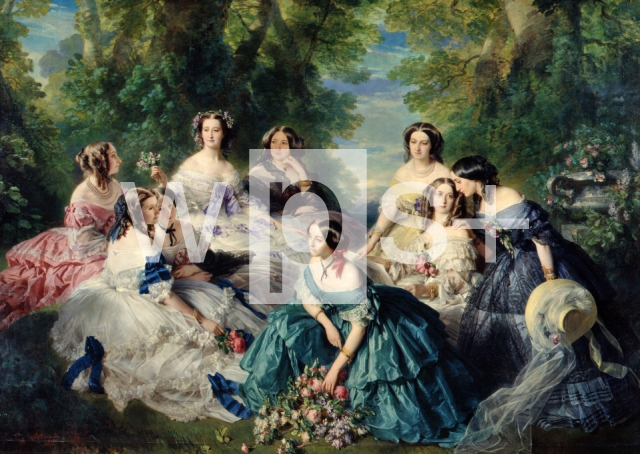 WINTERHALTER Franz Xaver｜ウジェニー皇后と官女たち - 歴史 | wps+