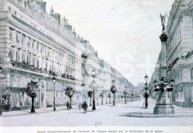 ｜オペラ座通りの美化計画はセーヌ県より採り入れられた、1903年