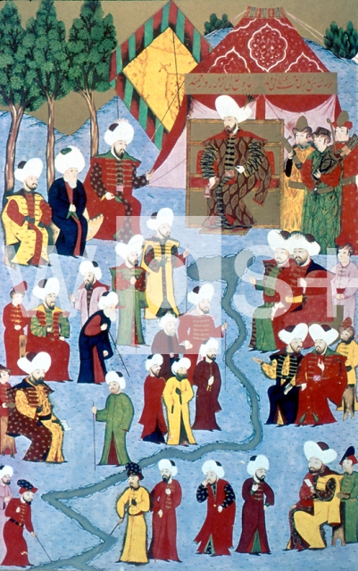 BEY Mehmet｜オスマン1世の即位式に参列する廷臣たち