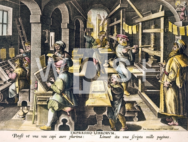 STRADANUS Johannes｜15世紀の活版印刷所