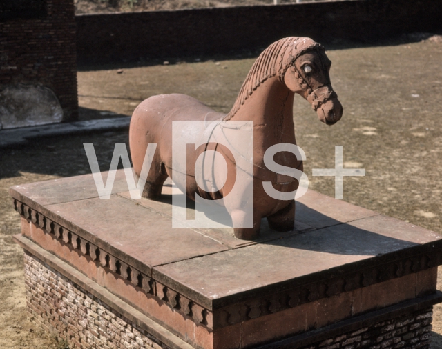 ｜アーグラ城塞、馬の像