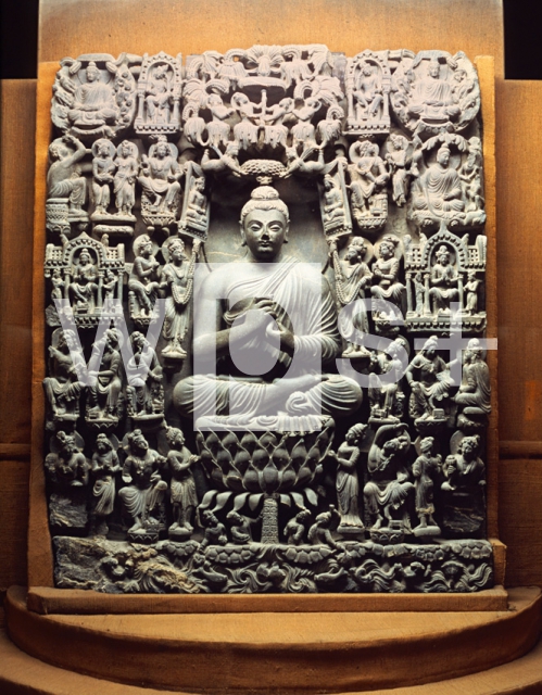 17〜18世紀・ビルマ期「マンダレー様式・釈迦説法像」仏教美術・仏陀