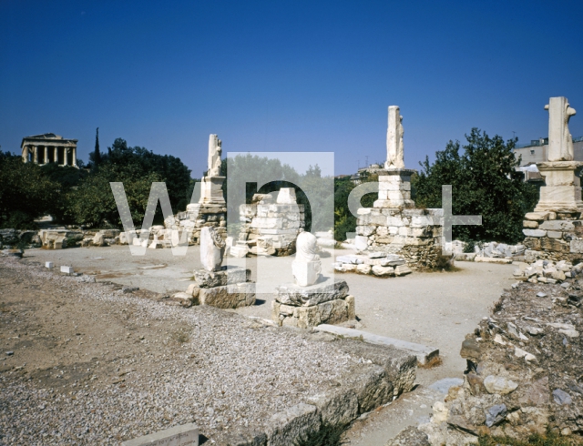 ｜古代アゴラのファイストスとアテナ神殿（テセイオン）