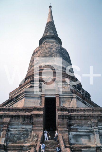 ｜アユタヤ遺跡、ワット・ヤイ・チャイ・モンコンの仏塔