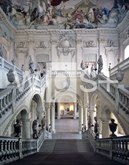 NEUMANN Johann Balthasar｜ヴュルツブルクのレジデンツの階段室