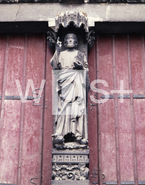 LUZARCHES Robert de｜ノートルダム大聖堂 (アミアン)の西正面中央扉口の中央柱「美しき神」