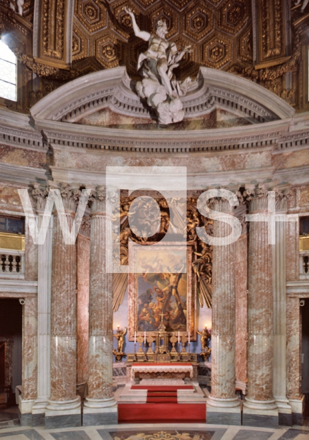 BERNINI Gian Lorenzo｜サンタンドレア・アル・クイリナーレ聖堂の内部