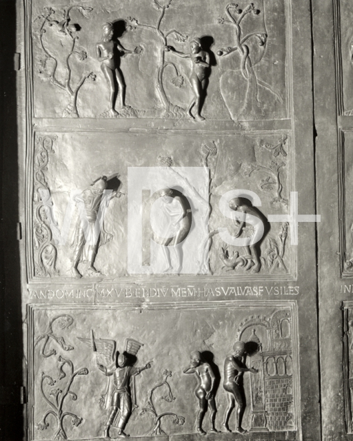 ｜ヒルデスハイム大聖堂「ベルンヴァルトの扉」（部分）