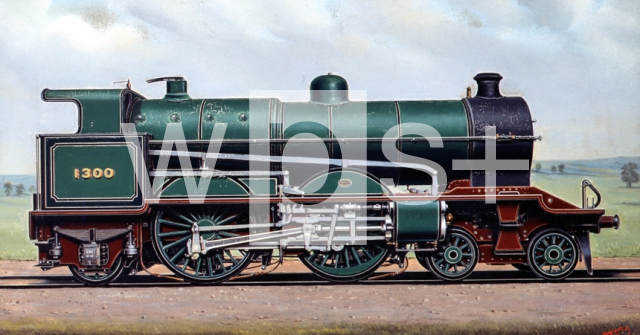 MOORE F.｜蒸気機関車4-4-2「デ・グレン・コンパウンド号」