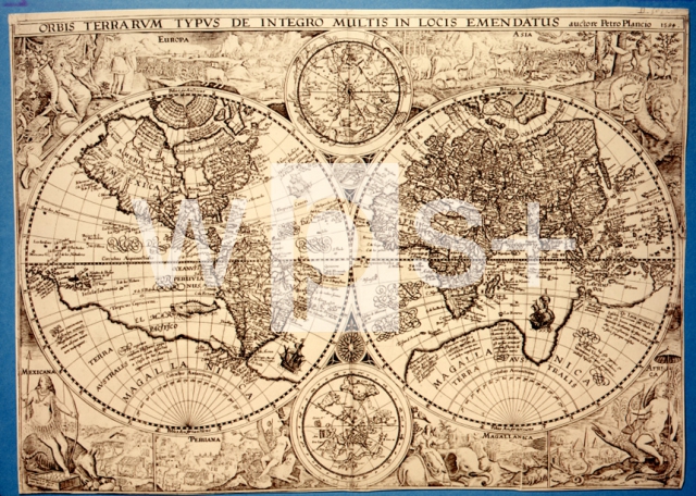 PLANCIUS Petrus｜プランシウスによる世界地図