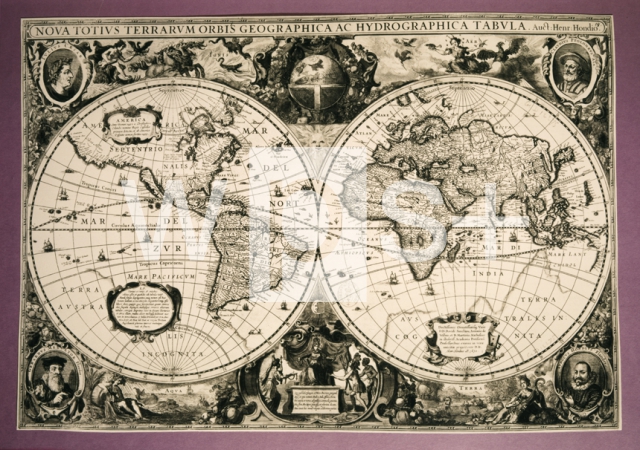 HONDIUS Jodocus｜ホンディウスによる世界地図