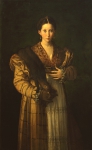 PARMIGIANINO (Francesco Mazzola)｜「ランテア」と呼ばれる若い婦人の肖像