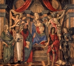 BOTTICELLI Sandro｜聖母子と聖人たち