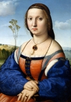 RAFFAELLO Sanzio｜マッダレーナ・ドーニの肖像