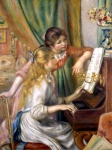 RENOIR Pierre-Auguste｜ピアノを弾く少女たち