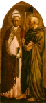 MASOLINO DA PANICALE｜教皇（グレゴリウス1世？）と聖マティア