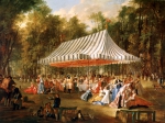 OLLIVIER Michel-Barthelemy｜コンティ家により催された野外パーティ、1766年