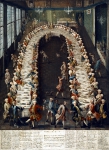 LONGHI Pietro (Desciple of)｜ナニ家の響宴、1755年9月9日