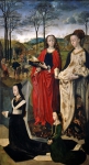 VAN DER GOES Hugo｜マリア・ポルティナーリとその娘、および二人の聖人