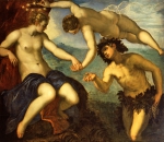 TINTORETTO (Jacopo Robusti)｜ヴィーナス、アリアドネとバッカス