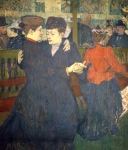 TOULOUSE-LAUTREC Henri de｜ムーラン・ルージュにて（踊る2人の女）