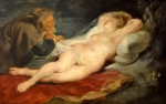 RUBENS Pieter Paul｜眠るアンジェリカと隠者