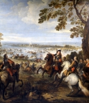 PARROCEL Joseph｜1672年のルイ14世軍のライン川渡河