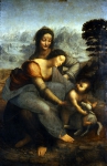 LEONARDO DA VINCI｜聖アンナと聖母子