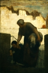 DAUMIER Honore｜洗濯女