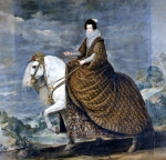 VELAZQUEZ Diego｜フェルペ４世の妻イザベルの騎馬像