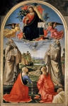 GHIRLANDAIO Domenico｜栄光のキリストと4人の聖人