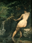 COURBET Gustave｜泉、あるいは泉の浴女