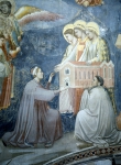 GIOTTO DI BONDONE｜最後の審判（部分）「聖母マリアに礼拝堂を奉納するエンリコ・スクロヴェーニ」