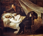 SCHEFFER Ary｜ジェリコーの死、1824年1月26日