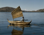 ｜チチカカ湖とインディオの葦船