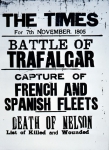 ｜トラファルガーの海戦でネルソン提督が戦死したことを知らせる1805年11月7日のニュース