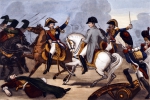 ｜コサックの攻撃に驚くナポレオン、1812年10月25日（ロシア平原におけるエピソードより）