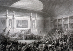 ｜2月革命「王位継承者を承認しようとする国会に乱入した群衆、1848年2月24日」