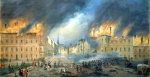 GOEBEL Carl｜バリケードをはっての、ウィーン市街戦、1848年10月28日