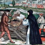 ｜ウィッテンベルクにて教皇の刺書を焼くルター、1520年