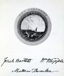 ｜ニューハンプシャー州の紋章と代表者のサイン